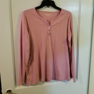 Croft & Borrow.  XL.  Henley long sleeve top